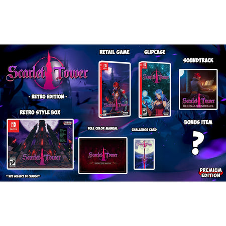 Scarlet Tower - Retro Edition - Premium Edition Games [Nintendo Switch] Nintendo Switch Video Game Premium Edition Games   