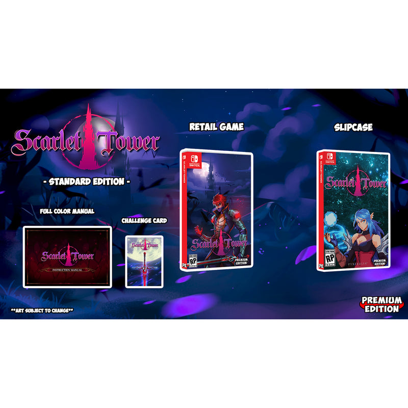 Scarlet Tower - Standard Edition - Premium Edition Games [Nintendo Switch] Nintendo Switch Video Game Premium Edition Games   