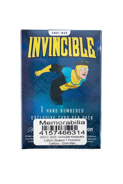 SDCC 2025: Invincible Keepsake Edition (Season 1 Premiere Edition) - Omni Man 1/500 Laser Signagraph Autograph Hand Numbered