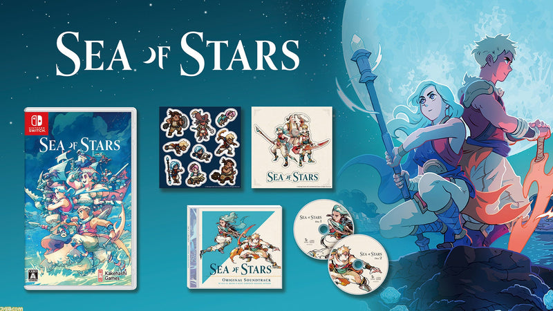 Sea of Stars - Bonus Original Soundtrack & Two Sticker Sheets [Nintendo Switch] Nintendo Switch Video Game Kakehashi Games   