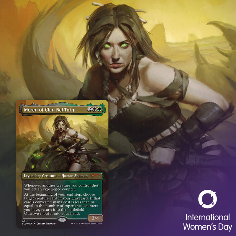 Magic: The Gathering TCG - Secret Lair - International Women's Day 2020 - Foil Edition Card Game Wizards of the Coast   