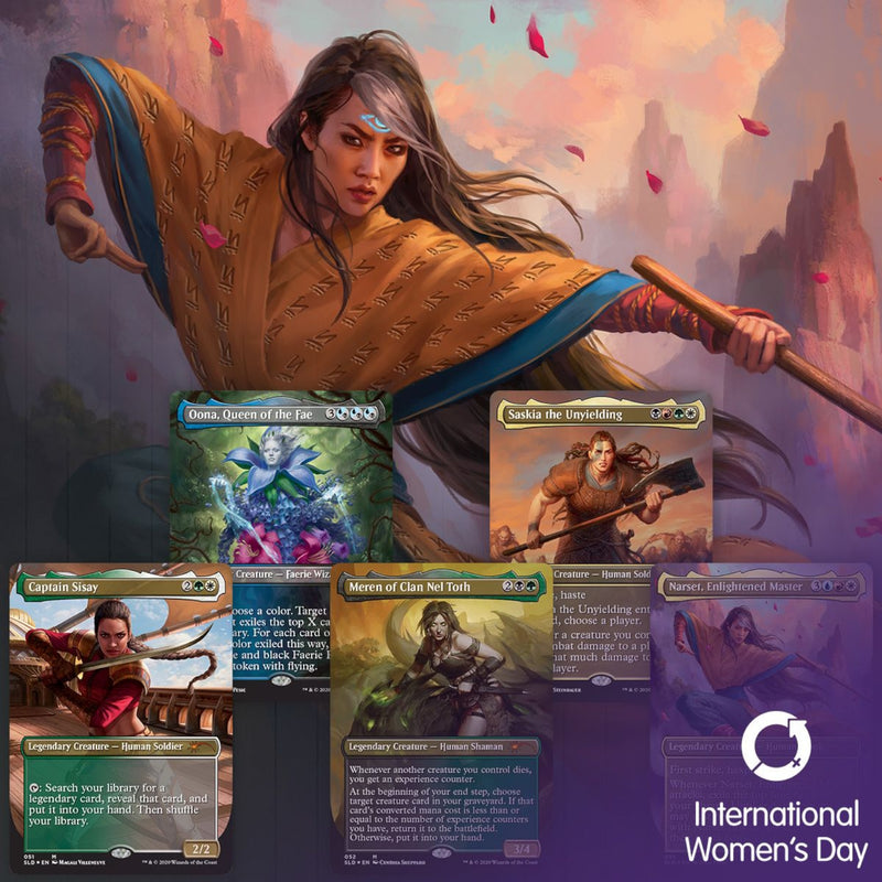 Magic: The Gathering TCG - Secret Lair - International Women's Day 2020 - Foil Edition Card Game Wizards of the Coast   