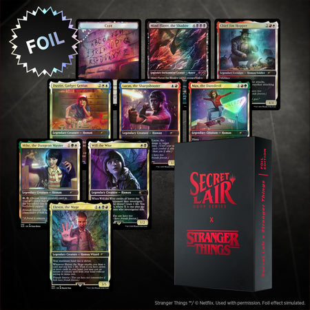 Magic: The Gathering TCG - Secret Lair Drop Series - Stranger Things - Foil Edition Card Game Wizards of the Coast   