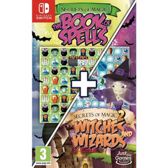 Secrets of Magic: The Book of Spells / Secrets of Magic 2: Witches and Wizards - 2 Game Bundle [Nintendo Switch]  Just For Games   