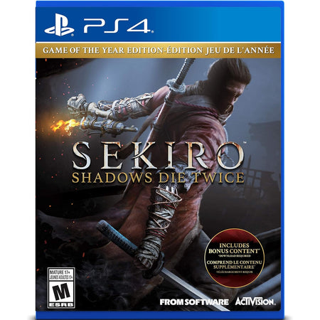 Sekiro: Shadows Die Twice - Game of the Year Edition [PlayStation 4] PlayStation 4 Video Game Activision   