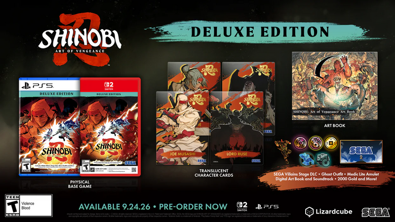 Shinobi: Art of Vengeance - Deluxe Edition [Game-Key Card] [Nintendo Switch 2]