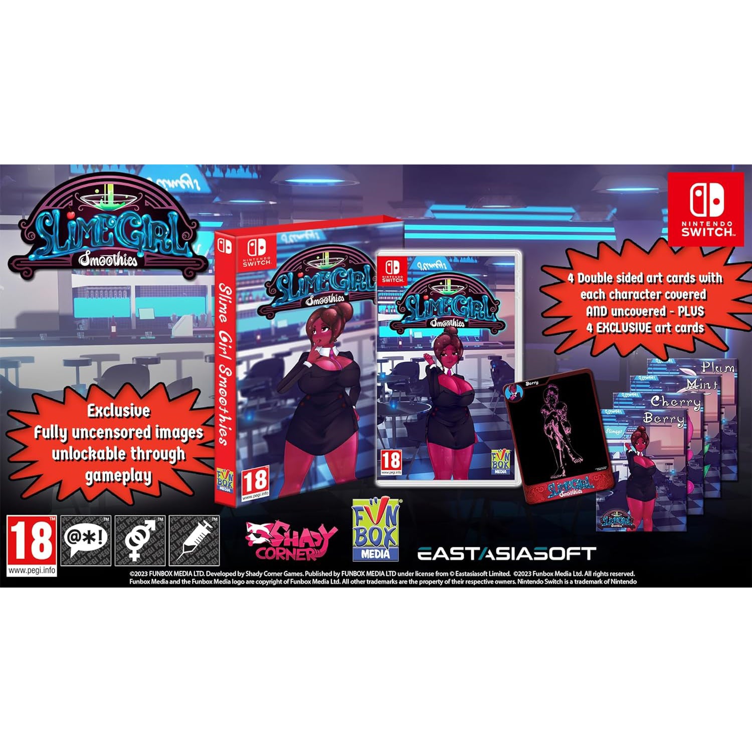 Slime Girl Smoothies - Bonus Art Cards! [Nintendo Switch] – Shopville