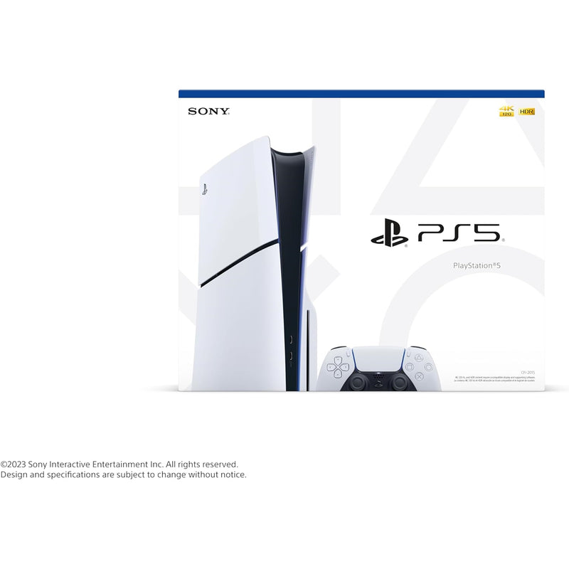 Sony PlayStation 5 Slim Console - Disc Edition [PlayStation 5 System] PlayStation Systems Sony   