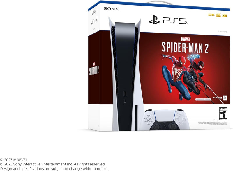 Sony PlayStation 5 Console - Disk Edition - Marvel's Spider-Man 2 Bundle [PlayStation 5 System] PlayStation Systems Sony   