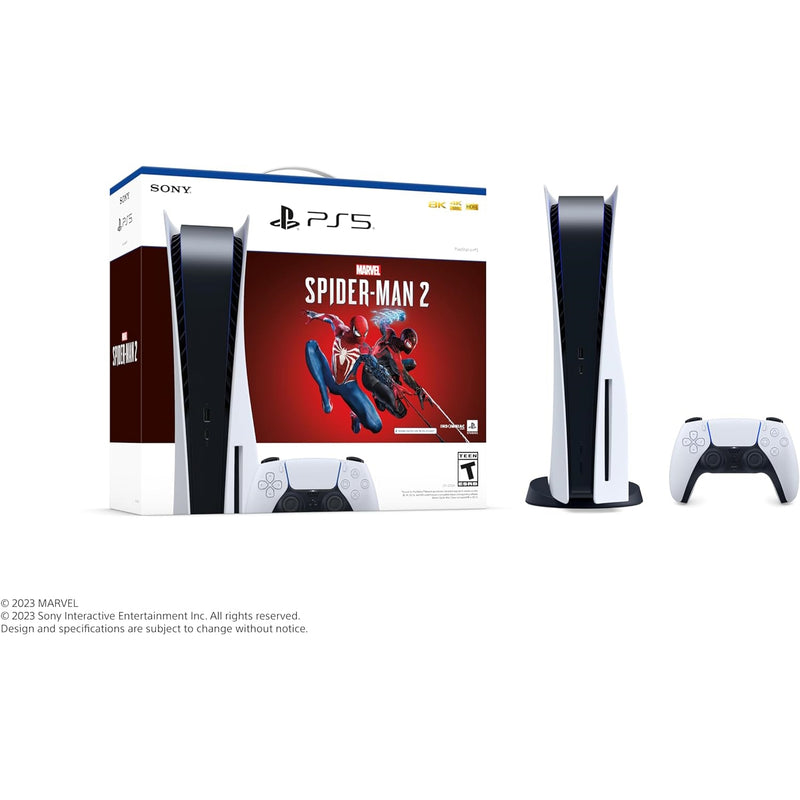 Sony PlayStation 5 Console - Disk Edition - Marvel's Spider-Man 2 Bundle [PlayStation 5 System] PlayStation Systems Sony   