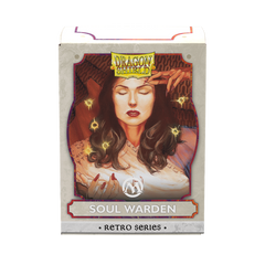 Dragon Shield Sleeves: Magic: The Gathering TCG: Retro Series Brushed Art [Soul Warden] - 100 Standard Size Sleeves Card Game Accessories Dragon Shield