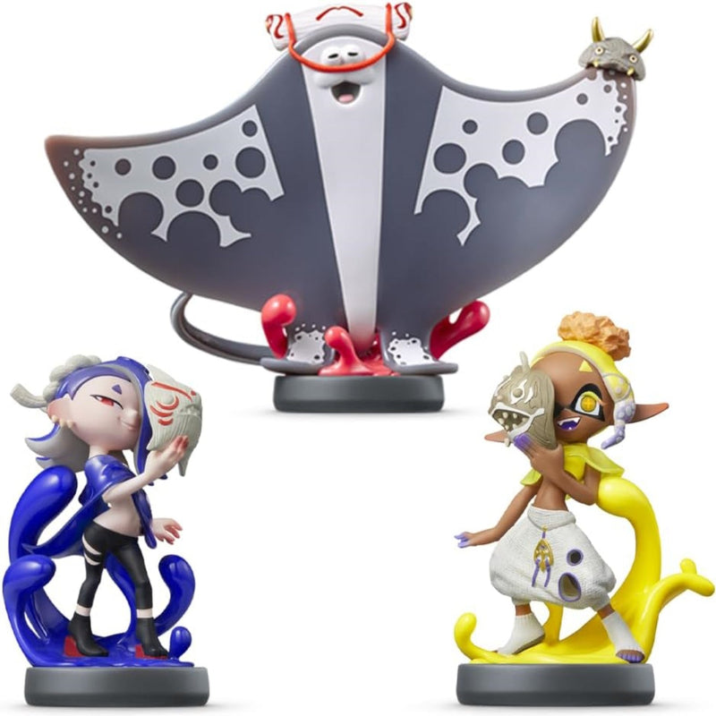 Splatoon Deep Cut Amiibo Set (Shiver, Frye, & Big Man) Triple Amiibo Pack - Nintendo Switch Nintendo Accessories Nintendo   