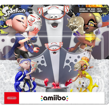 Splatoon Deep Cut Amiibo Set (Shiver, Frye, & Big Man) Triple Amiibo Pack - Nintendo Switch Nintendo Accessories Nintendo   