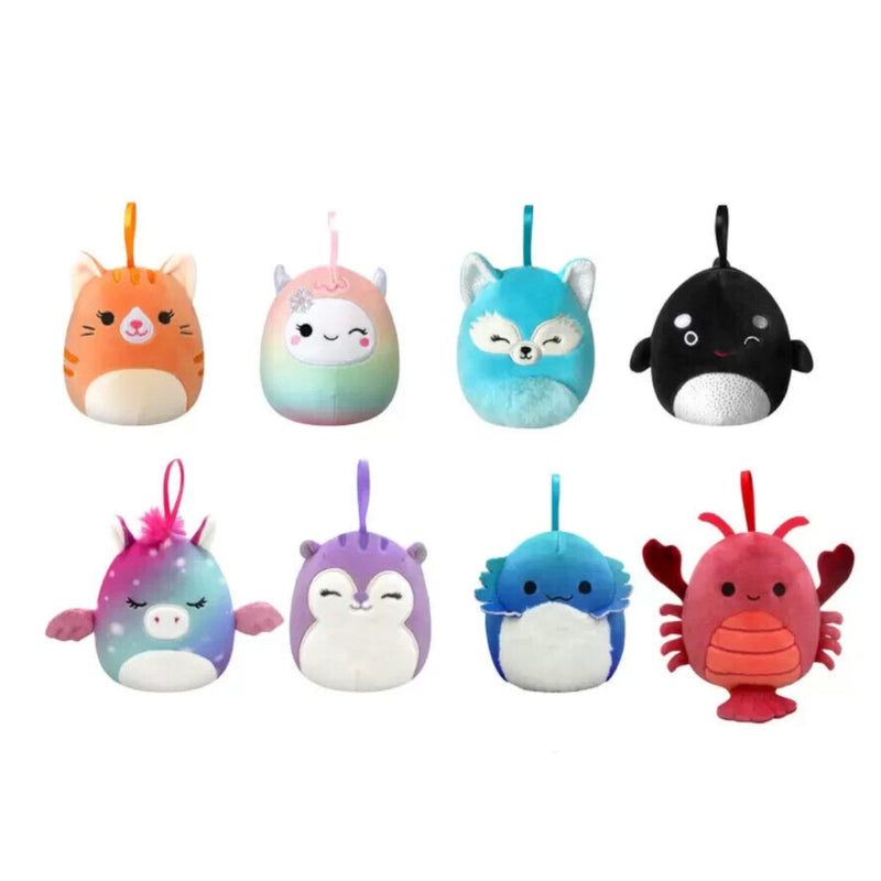 Squishmallows: Holiday Christmas Bright Squads Ornament Set -  8-Pack [4 Inch] Toys & Games Kellytoy   