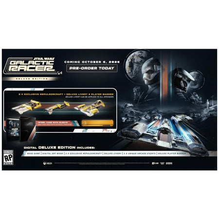 Star Wars: Galactic Racer - Deluxe Edition [Xbox Series X] Xbox Series X Video Game Plaion