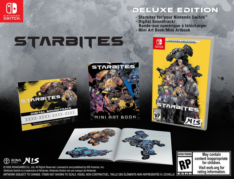 STARBITES: Deluxe Edition [Nintendo Switch] Nintendo Switch 2 Video Game NIS America