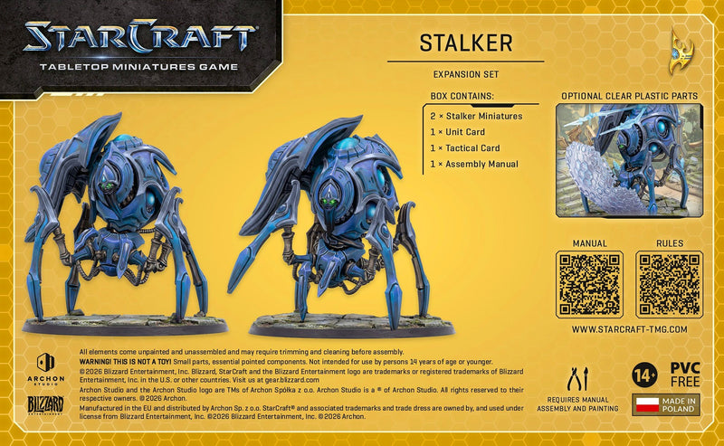 Starcraft: The Miniatures Game: Protoss: Stalker Expansion Set Tabletop Miniatures Archon Studios