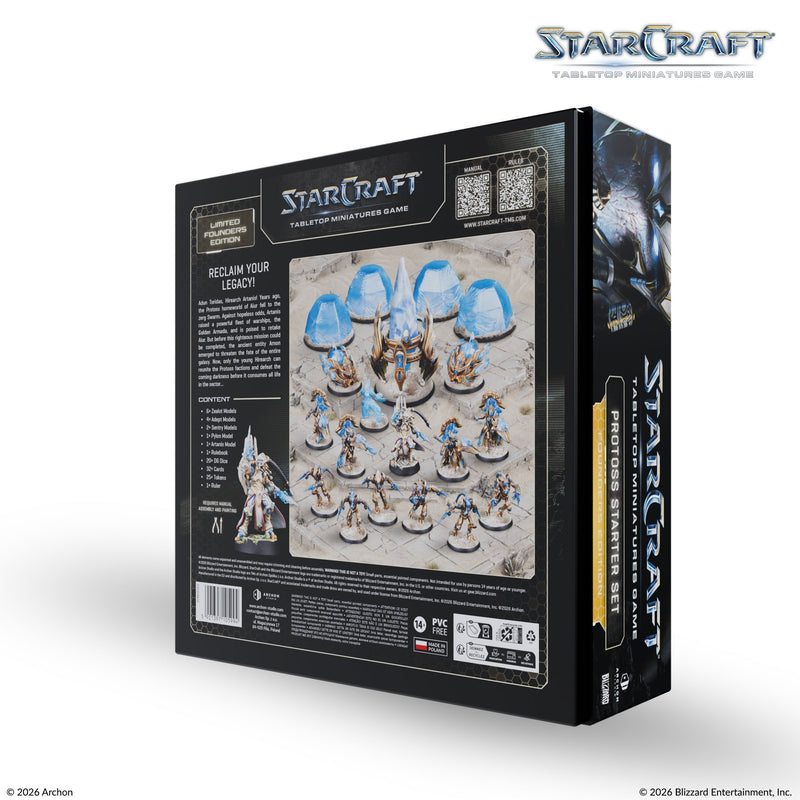 Starcraft: The Miniatures Game: Protoss: Starter Set - Founders Edition Tabletop Miniatures Archon Studios