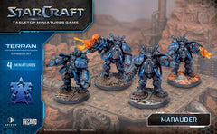 Starcraft: The Miniatures Game: Terran: Marauder Expansion Set Tabletop Miniatures Archon Studios
