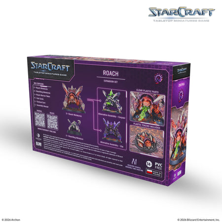 Starcraft: The Miniatures Game: Zerg: Roach Expansion Set Tabletop Miniatures Archon Studios