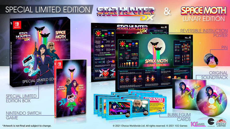 Star Hunter DX & Space Moth: Lunar Edition - Special Limited Edition [Nintendo Switch] Nintendo Switch Video Game Strictly Limited Games   