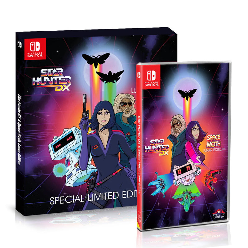 Star Hunter DX & Space Moth: Lunar Edition - Special Limited Edition [Nintendo Switch] Nintendo Switch Video Game Strictly Limited Games   