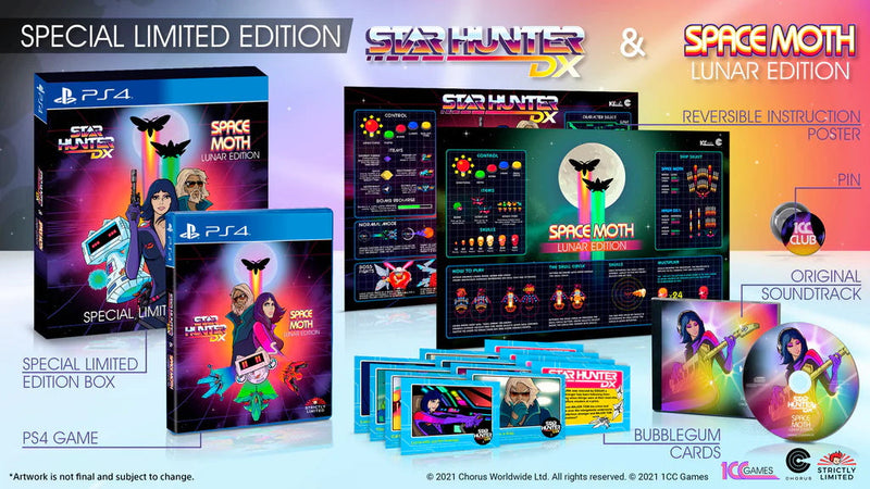 Star Hunter DX & Space Moth: Lunar Edition - Special Limited Edition [PlayStation 4] PlayStation 4 Video Game Strictly Limited Games   