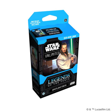 Star Wars Unlimited TCG: Legends of the Force Spotlight Deck - Qui-Gon Jinn Card Game Fantasy Flight Games