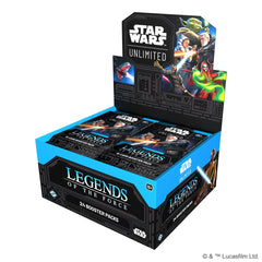 Star Wars Unlimited TCG: Legends of the Force Booster Box - 24 Packs Card Game Fantasy Flight Games