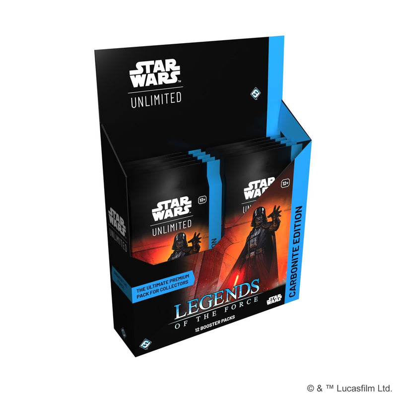 Star Wars Unlimited TCG: Legends of the Force Carbonite Booster Box - 12 Packs Card Game Fantasy Flight Games
