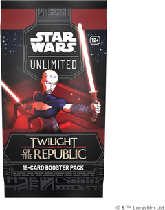 Star Wars Unlimited TCG: Twilight of the Republic Booster Box - 24 Packs Card Game Fantasy Flight Games   