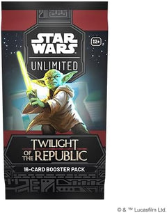 Star Wars Unlimited TCG: Twilight of the Republic Booster Box - 24 Packs Card Game Fantasy Flight Games   