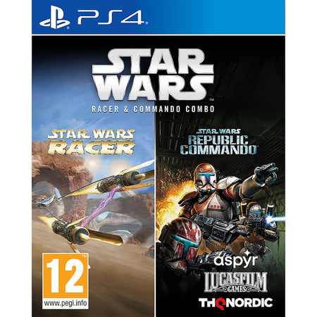 Star Wars Racer and Commando Combo [Playstation 4] PlayStation 4 Video Game THQ Nordic   