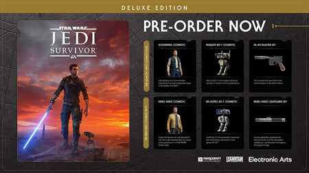 Star Wars Jedi: Survivor - Deluxe Edition [Xbox Series X] Xbox Series X Video Game Electronic Arts   
