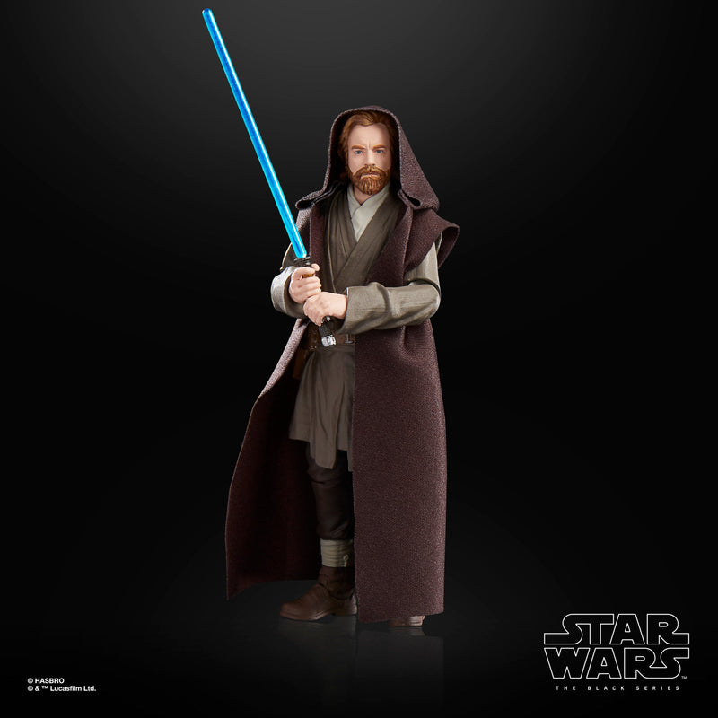 Star Wars: The Black Series - Obi-Wan Kenobi (Wandering Jedi) 6-Inch Collectible Action Figure [Toys, Ages 4+] Toys & Games Hasbro   