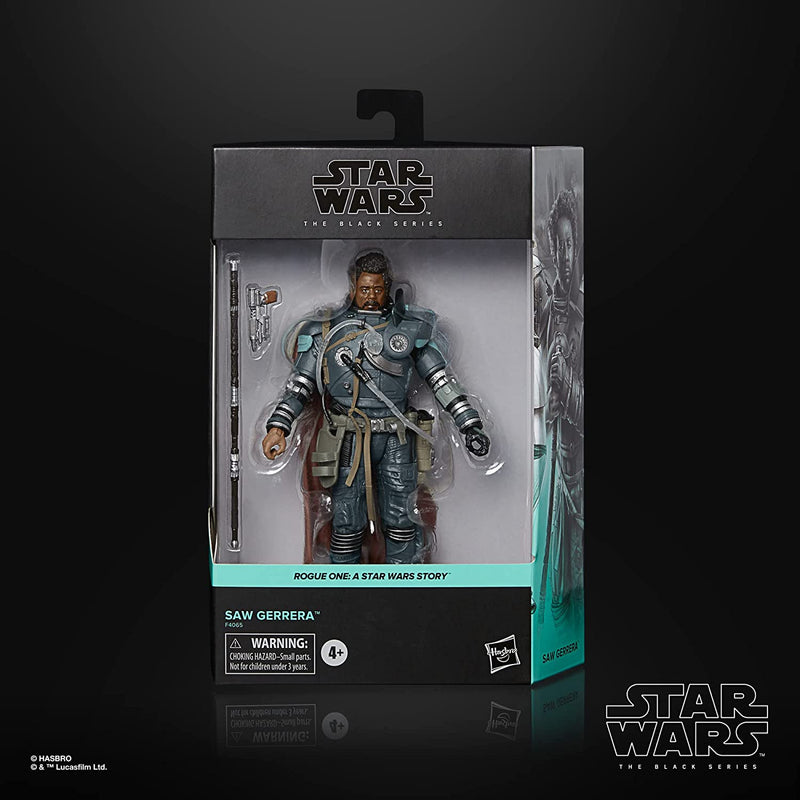 Star Wars: The Black Series - Saw Gerrera 6-Inch Rogue One: A Star Wars Story Collectible Action Figure [Toys, Ages 4+] Toys & Games Hasbro   