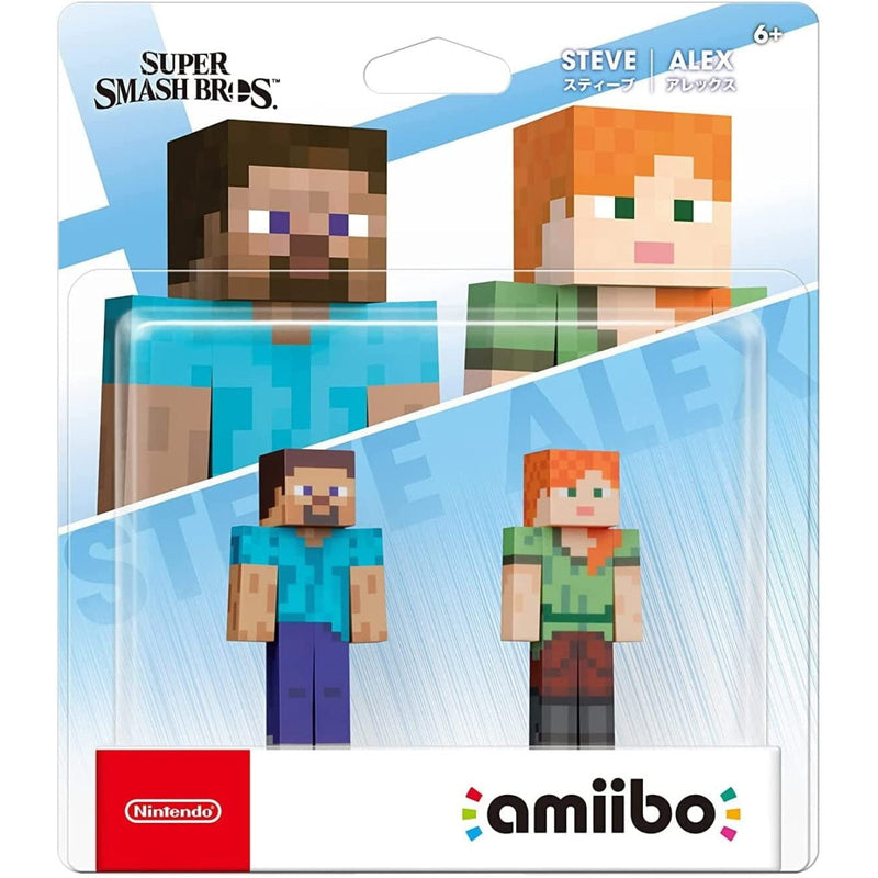 Steve & Alex Amiibo 2-Pack - Super Smash Bros. Series [Nintendo Accessory] Nintendo Accessories Nintendo   