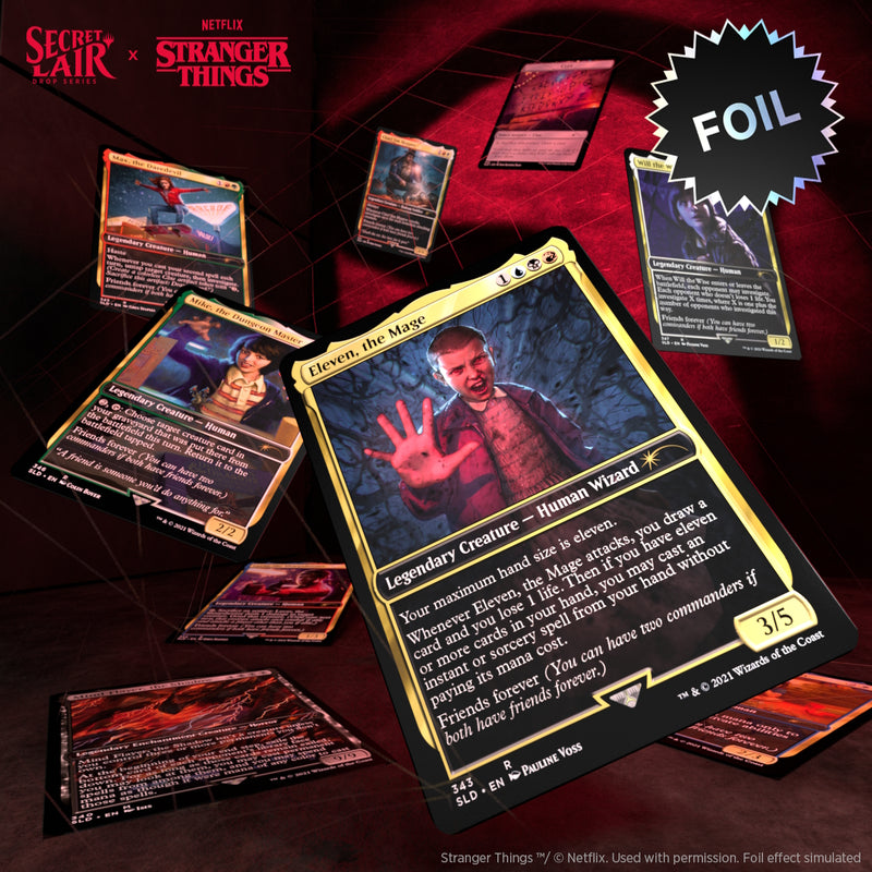 Magic: The Gathering TCG - Secret Lair Drop Series - Stranger Things - Foil Edition Card Game Wizards of the Coast   