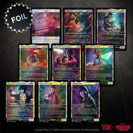 Magic: The Gathering TCG - Secret Lair Drop Series - Stranger Things - Foil Edition Card Game Wizards of the Coast   