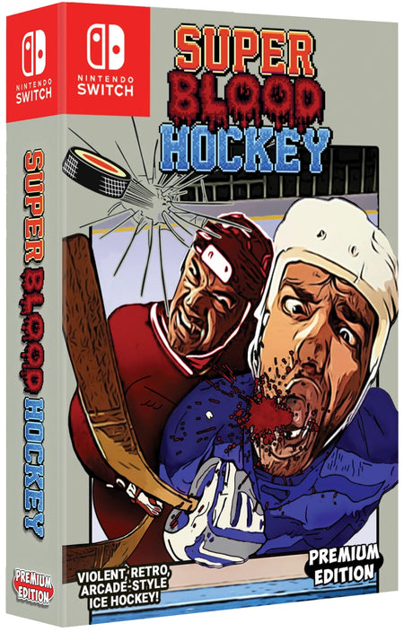 Super Blood Hockey - Retro Edition - Premium Edition Games #1 Game + Soundtrack Included [Nintendo Switch] Nintendo Switch Video Game Premium Edition Games   