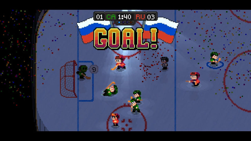 Super Blood Hockey - Retro Edition - Premium Edition Games #1 Game + Soundtrack Included [Nintendo Switch] Nintendo Switch Video Game Premium Edition Games   