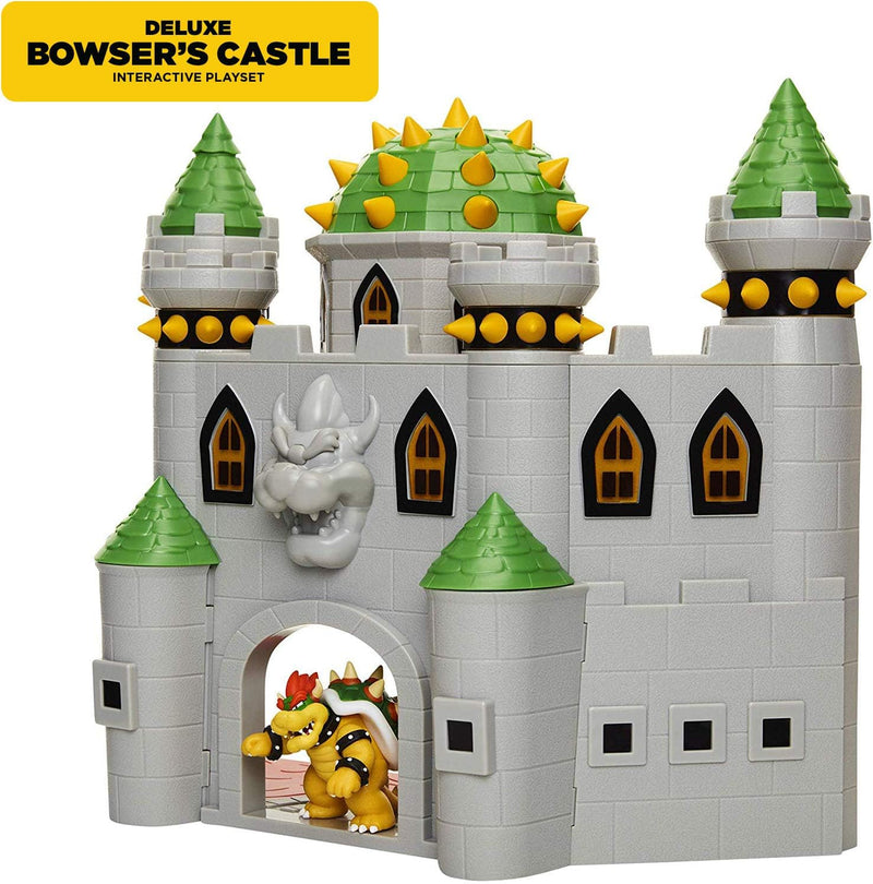 Super Mario Nintendo Deluxe Bowser's Castle Playset Toys & Games JAKKS Pacific Inc   