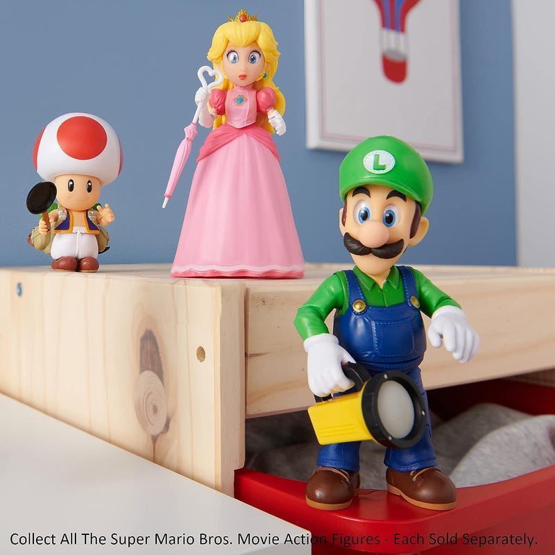 The Super Mario Bros. Movie - Princess Peach Action Figure - 5" [Toys, Ages 3+] Toys & Games JAKKS Pacific   