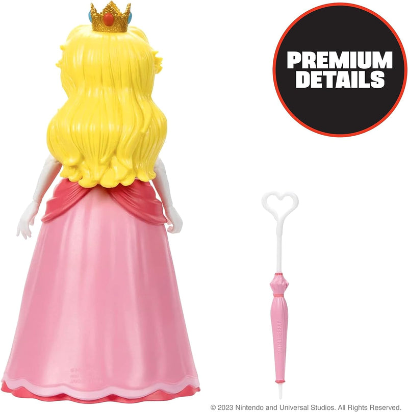 The Super Mario Bros. Movie - Princess Peach Action Figure - 5" [Toys, Ages 3+] Toys & Games JAKKS Pacific   