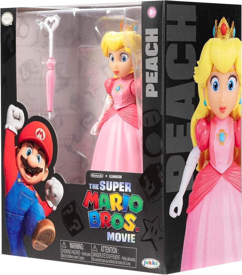 The Super Mario Bros. Movie - Princess Peach Action Figure - 5" [Toys, Ages 3+] Toys & Games JAKKS Pacific   