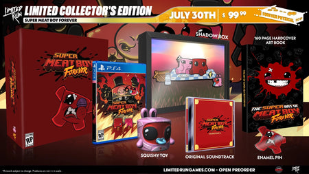 Super Meat Boy Forever - Collector's Edition - Limited Run #411 [PlayStation 4] PlayStation 4 Video Game Limited Run Games   