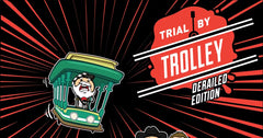 Trial by Trolley - Derailed Edition [Board Game, 3 -13 Players] Board Game Skybound Games   