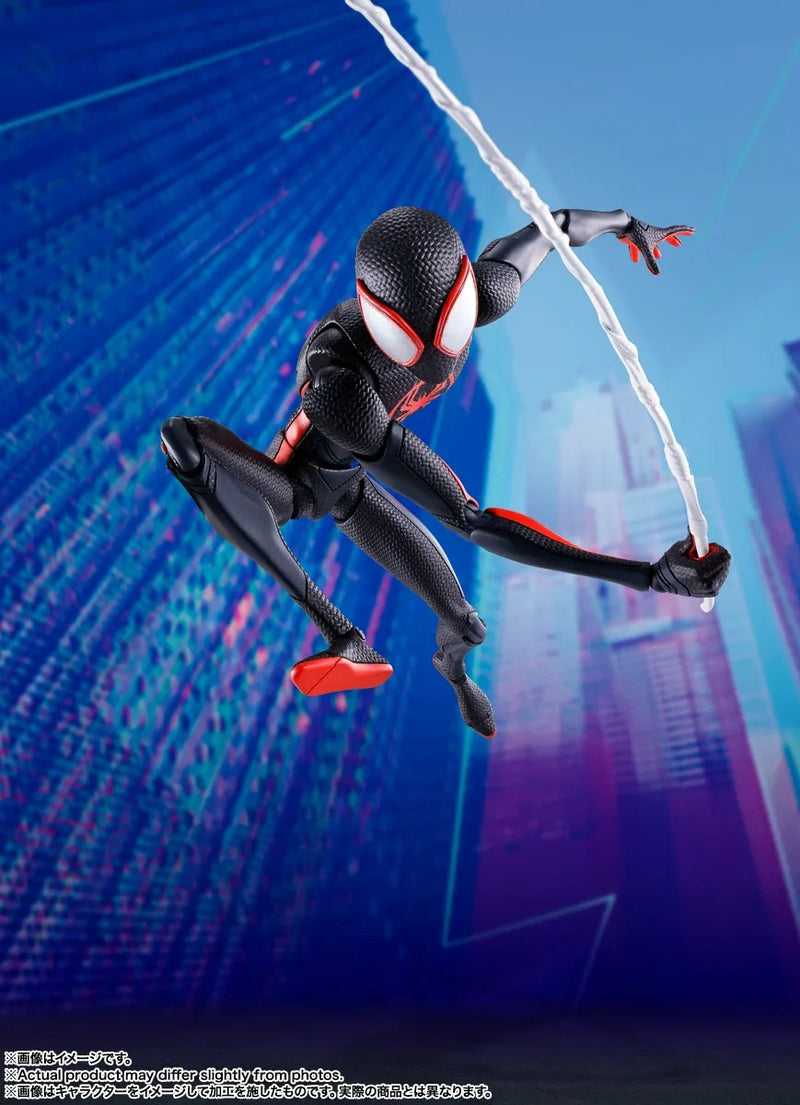 Tamashii Nations: Spider-Man: Across The Spider-Verse - Spider-Man (Miles Morales) S.H.Figuarts Toys & Hobbies Bandai Namco   