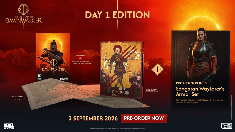 The Blood of Dawnwalker - Day 1 Edition [PlayStation 5] PlayStation 5 Video Game Bandai Namco