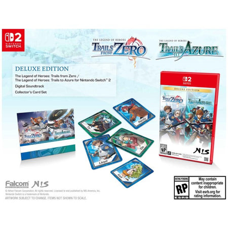 The Legend of Heroes: Trails from Zero & Trails to Azure [Nintendo Switch 2] Nintendo Switch 2 Video Game NIS America